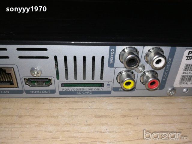 philips bdp5500/12 blu-ray 3d/dvd/usb/hdmi/lan/sd card-france, снимка 5 - Плейъри, домашно кино, прожектори - 21303449