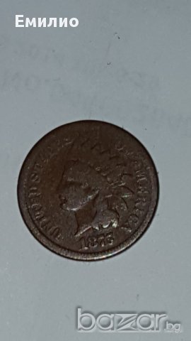 1 CENT 1875 INDIAN HEAD Philadelphia Mint, снимка 3 - Нумизматика и бонистика - 16605134