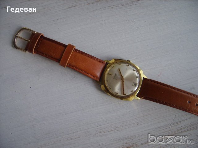 Рядък позлатен ELDOR GENEVE De Luxe Peseux, снимка 2 - Мъжки - 21043358