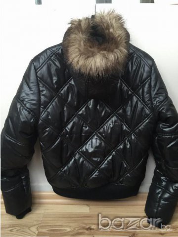 Детско яке ТОM TAILOR оригинал, XL  170/176см, мн.дебело и топло, с вата, черно, лъскаво, като ново, снимка 5 - Детски якета и елеци - 12955003