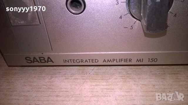 saba mi 150 stereo amplifier-внос швеицария, снимка 15 - Ресийвъри, усилватели, смесителни пултове - 25112012