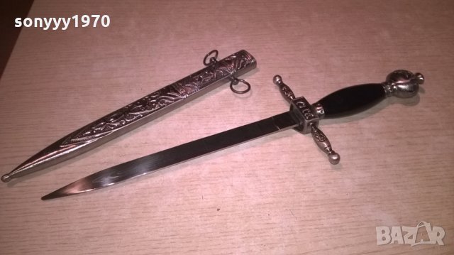 нож сабя-кама с ножница-метални-38х11см-внос швеицария, снимка 5 - Колекции - 23651655