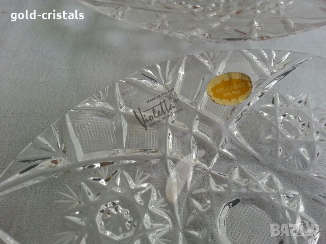 кристални чинии полски кристал Виолета , снимка 15 - Антикварни и старинни предмети - 23521424