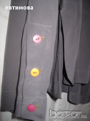 Дамска копринена дизайнерска блуза, 40 (M), снимка 3 - Блузи с дълъг ръкав и пуловери - 12903217