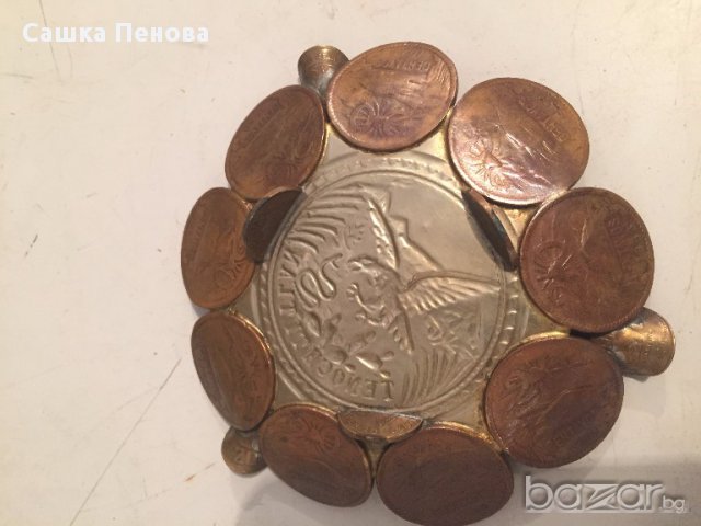 пепелник от монети, снимка 2 - Антикварни и старинни предмети - 14306432