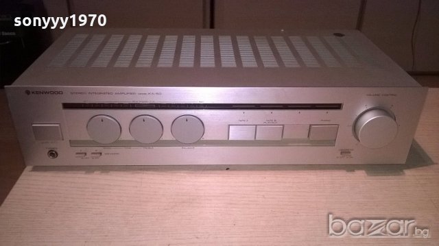 kenwood ka-50 amplifier-330w-japan-внос швеицария, снимка 2 - Ресийвъри, усилватели, смесителни пултове - 18558878