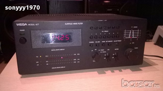 Wega modul 42t hifi tuner-west-germany-внос швеицария, снимка 5 - Ресийвъри, усилватели, смесителни пултове - 14606998