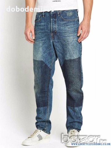 Нови дънки G-Star Type C Loose Mens Tapered Jeans in Block Wash оригинал, снимка 6 - Дънки - 12833897