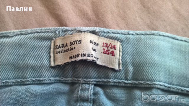 Детски / мъжки дънки Zara за ръст до 164 см, снимка 2 - Дънки - 15647393