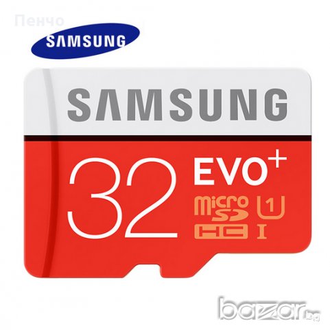 Карта памет на SAMSUNG 32G SDHC 80MB / s 95MB / s Клас EVO + MicroSD Клас 10 микро сд