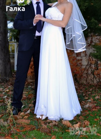 Булчинска рокля+болеро , снимка 9 - Рокли - 15422423