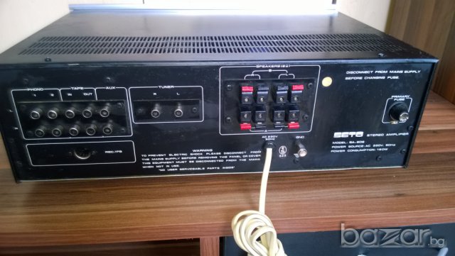 seto sa-606-stereo amplifier 180w-внос швеицария, снимка 15 - Ресийвъри, усилватели, смесителни пултове - 8017451