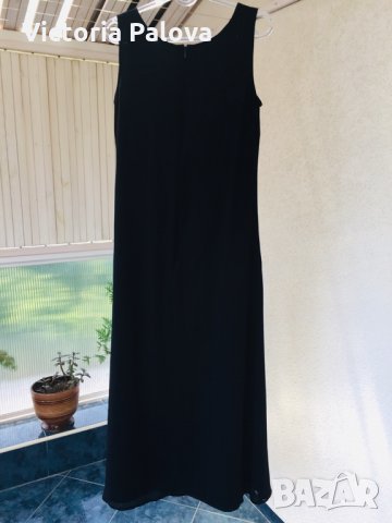 Красива удобна черна рокля, снимка 8 - Рокли - 25789076