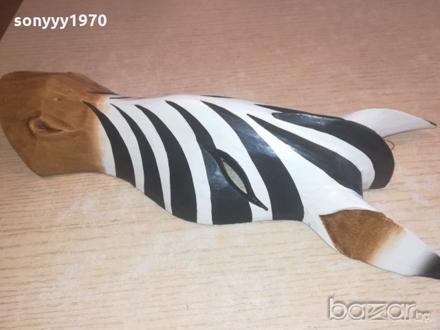 ретро колекция-дървена маска-зебра-31х12х7см-внос швеицария, снимка 13 - Колекции - 20951486