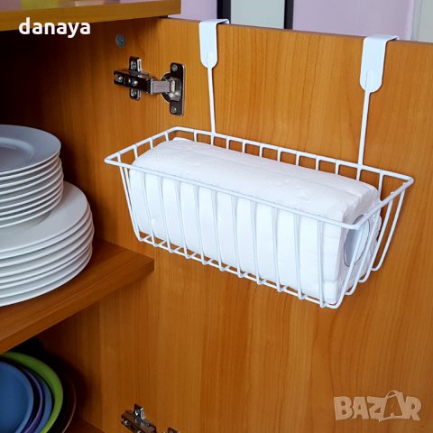 867 Закачаща се метална етажерка кошница за врата на кухненски шкаф, снимка 3 - Други - 25034029