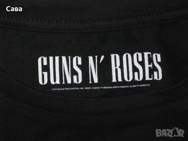 Тениски GUNS N, ROSES   дамски-С,М,Л и ХЛ