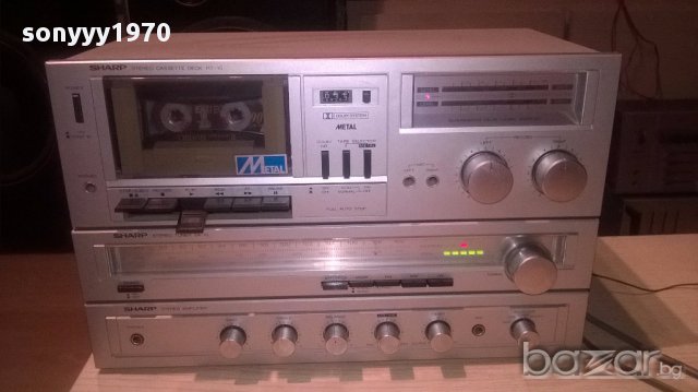 Sharp receiver+sharp deck-made in japan-внос швеицария, снимка 12 - Ресийвъри, усилватели, смесителни пултове - 16320569