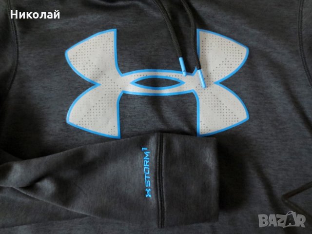 Under Armour Big Logo Fleece Hoodie, снимка 6 - Суичъри - 25116144