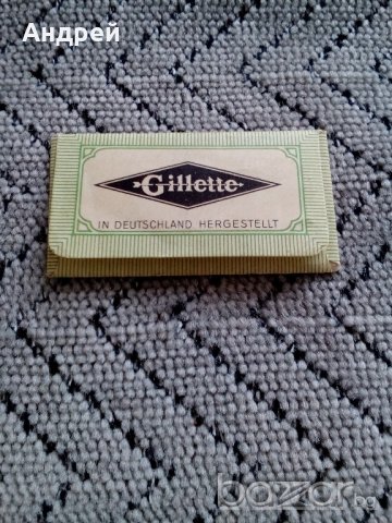 Бръснарско ножче GILLETTE, снимка 2 - Антикварни и старинни предмети - 20475904