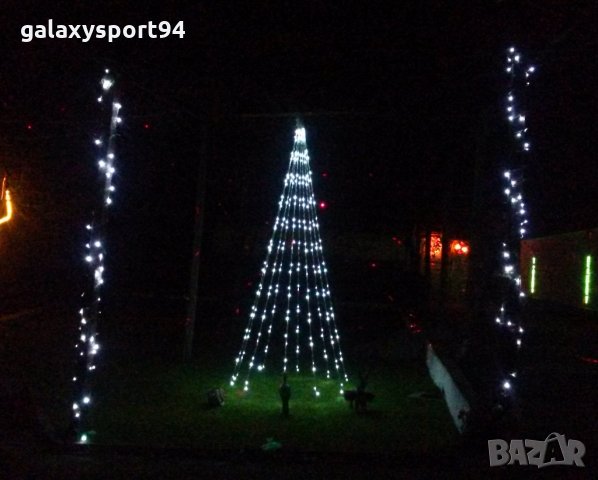 Бяла ЛЕД Украса Декорация Различни модели Коледна LED WHITE + фактури, снимка 11 - Лед осветление - 23590470