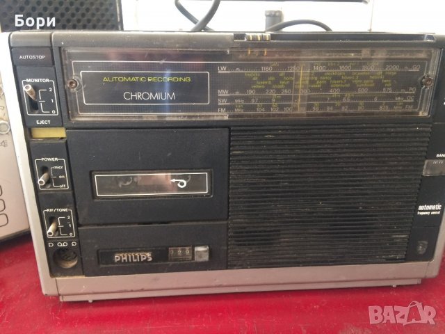 PHILIPS RR 454 радиокасетофон., снимка 3 - Радиокасетофони, транзистори - 21733043