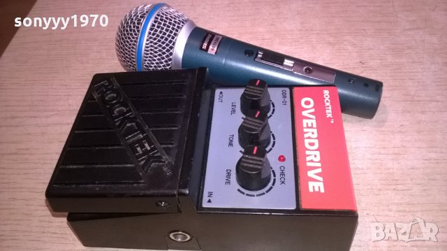 shure & overdrive-внос швеицария, снимка 4 - Микрофони - 25169918