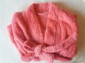 Плюшен детски халат в розово размер 104/110, снимка 6