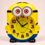 Детски настолен часовник будилник Миньон кварцов механизъм, снимка 4