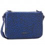 LIU JO 🍊 Дамска чанта с животински мотиви в синьо 22x16x5 cм нова с етикети, снимка 3