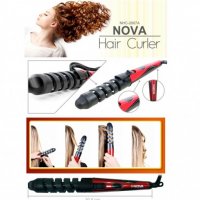 Керамична маша за коса Nova - Hair Curler NHC 2007A, снимка 6 - Маши за коса - 16995482