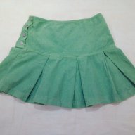  Маркова електриково зелена  пола на фирма Benetton., снимка 1 - Детски рокли и поли - 16790345