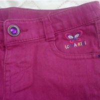  Дънкови панталонки за ръст 104/110, снимка 2 - Детски панталони и дънки - 25487060