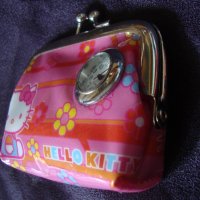 Оригинално детско портмоне с часовник-Hello Kitty;, снимка 5 - Други - 20754031