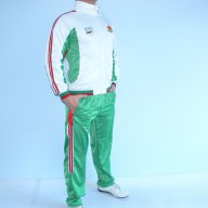 Мъжки спортен екип БЪЛГАРИЯ 485, бяло, зелено, червено, полиестер. , снимка 3 - Спортни дрехи, екипи - 7292112