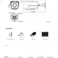 Hikvision DS-2CE16D0T-VFIR3F 2.8-12мм 2 MP 1080P Метална Водоустойчива 4в1 Камера HD-TVI AHD HD-CVI, снимка 4 - HD камери - 24251508
