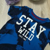 Тениска Stay Wild, снимка 2 - Бебешки блузки - 24159373