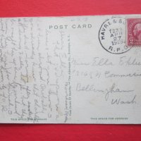 Уникална стара американска пощенска картичка 1926, снимка 4 - Колекции - 25591837