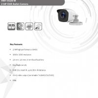 HikVision HWT-B120-M 2MPx Метална Водоустойчива HD-TVI AHD HD-CVI CVBS 4в1 Камера EXIR Нощно Виждане, снимка 2 - HD камери - 24503715