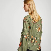 Флорален топ, снимка 3 - Блузи с дълъг ръкав и пуловери - 24957661