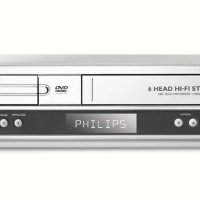 PHILIPS DVD&VCR combo, снимка 1 - Камери - 23688808