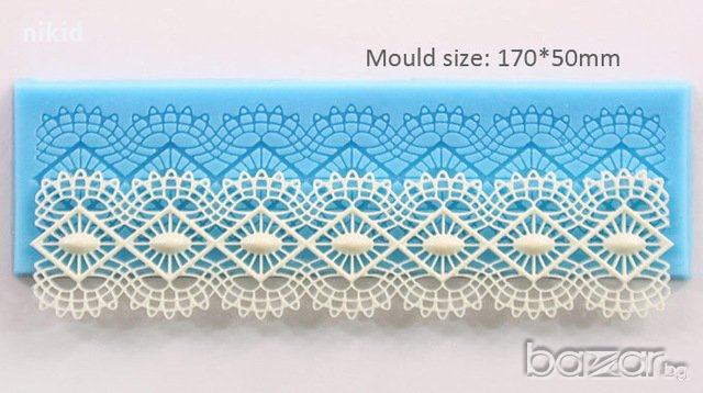 ромбове Молд подложка шаблон за сладка захарна дантела за декорации на торта фондан гъмпейст и др, снимка 1