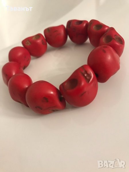 Гривна от червен яспис, снимка 1