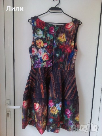 рокля на  цветя  , снимка 4 - Рокли - 22288328