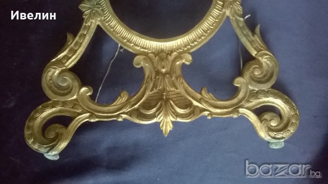 стара барокова апликация, снимка 4 - Антикварни и старинни предмети - 20873920