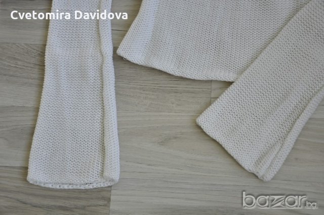 Бял пуловер , снимка 5 - Блузи с дълъг ръкав и пуловери - 19791784