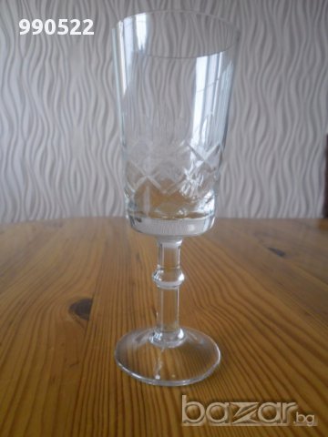 Чаши със столче-кристални 6 бр., снимка 1