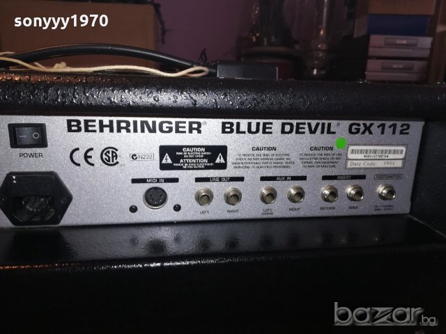 поръчано-behringer blue devil gx112 virtube technology-внос швеицария, снимка 17 - Ресийвъри, усилватели, смесителни пултове - 20811629