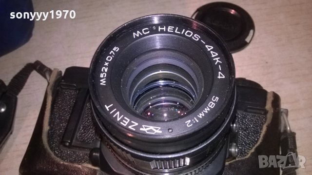 zenit-made in russia-фотоапарат с обектив-внос швеция, снимка 10 - Фотоапарати - 25390790