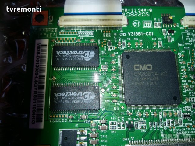 T-CONTROL BOARD V315B1-C01, снимка 2 - Части и Платки - 23194921