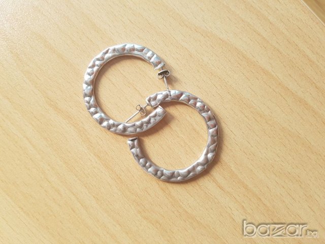 Сребърни обеци, снимка 2 - Обеци - 19364290